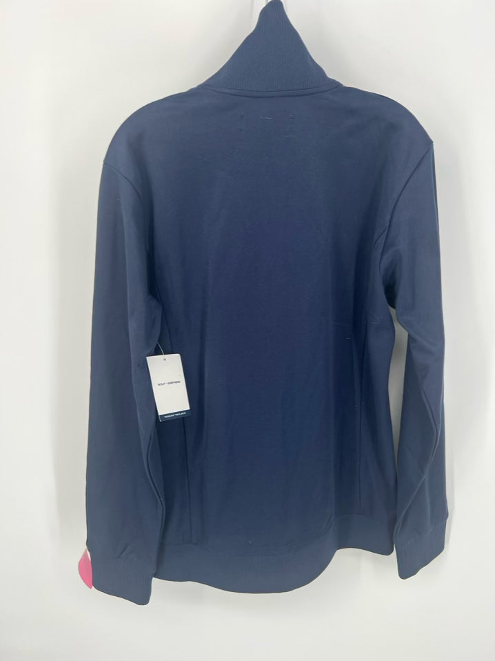 WOLF & SHEPHERD Size M Navy Track Jacket NWT