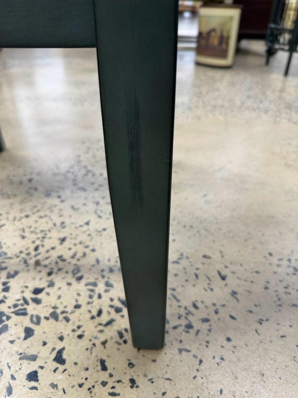 Aqua Wood Pair Of Bar Stools