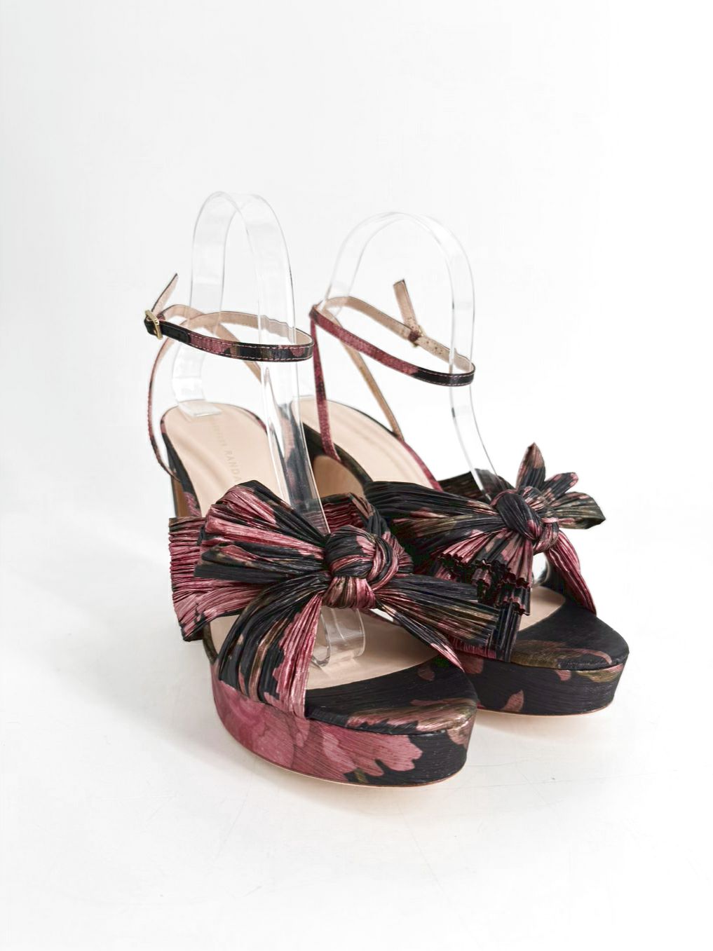 LOEFFLER RANDALL Size 9 Black & Pink Heels