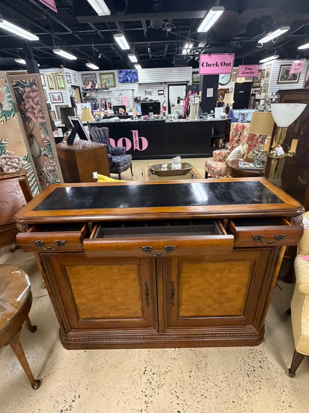ASPEN HOME Medium Dark Wood Buffet