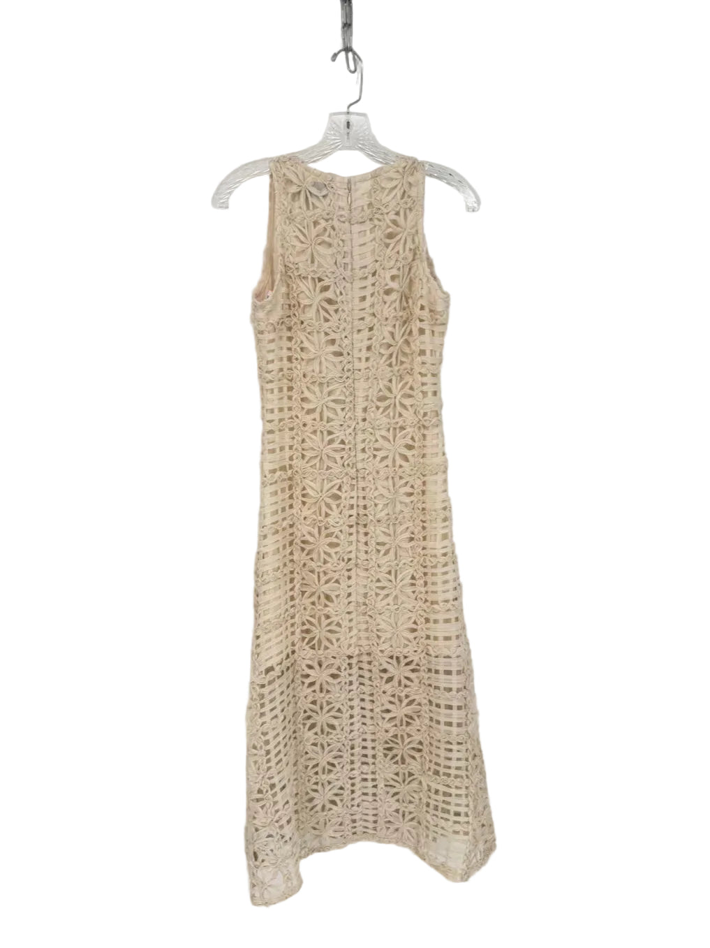 ENDLESS ROSE Size S Ivory Woven Sleeveless Maxi-Dress NWT