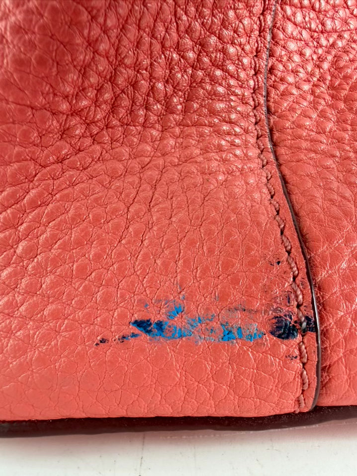 TORY BURCH Coral Leather Purse