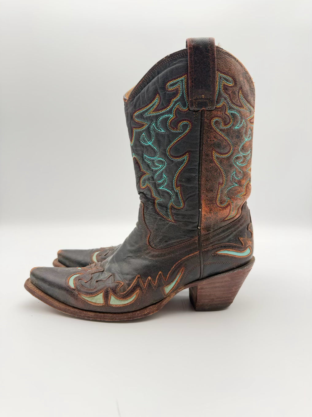 CORRAL WMNS Size 8.5 Brown Leather Western Boots