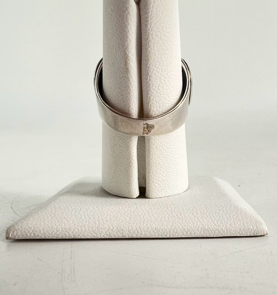 Sterling Silver Purple Stone Sarda Bali Ring