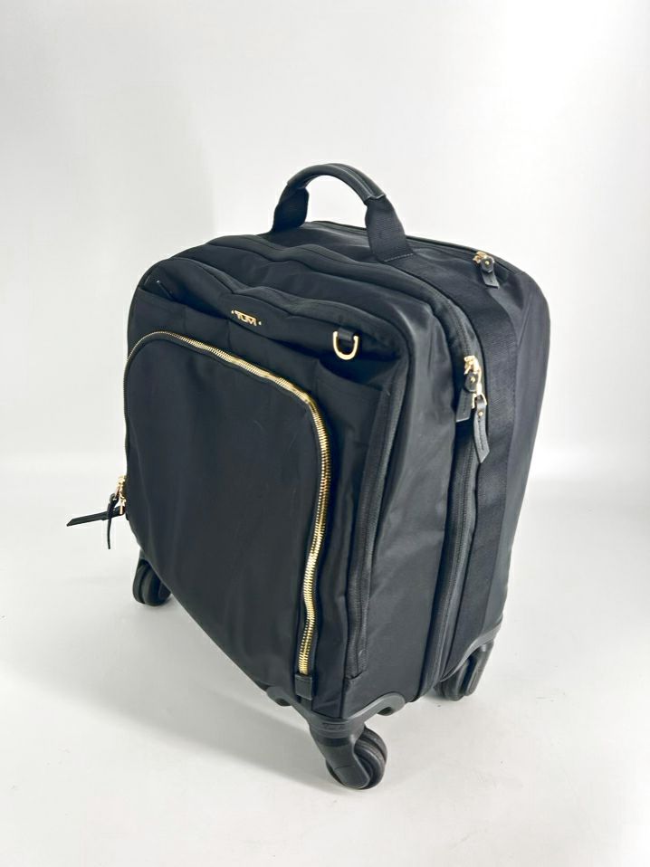TUMI  Black Nylon Wheeled luggage