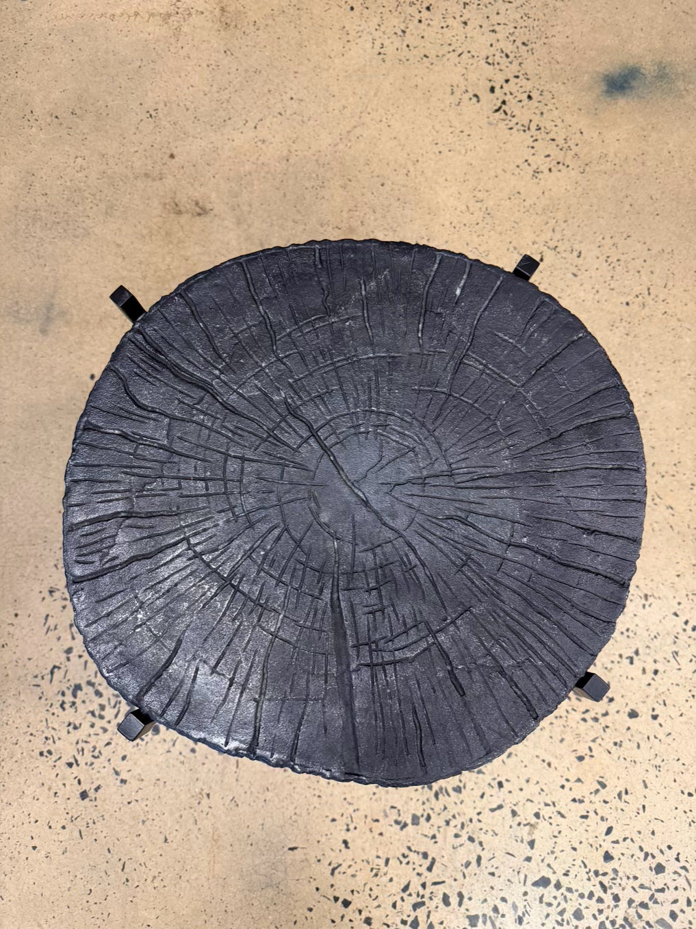 Black Metal Occasional Side Table