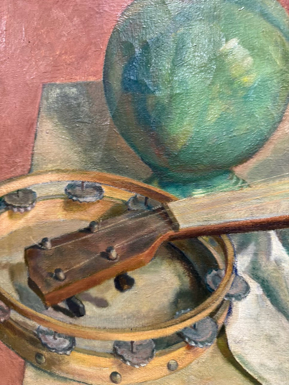 ALPERT Still Life Painting in Wood Frame