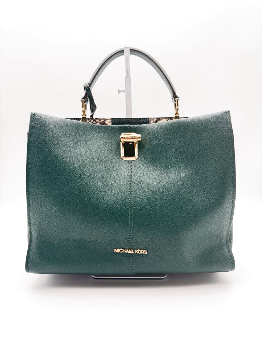 MICHAEL KORS Penelope Green Leather Purse