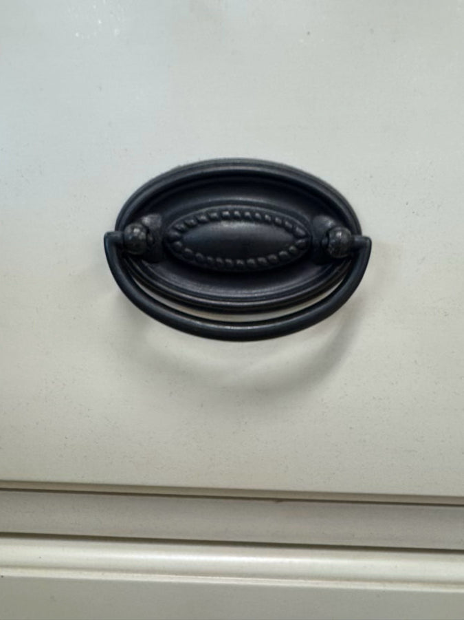 White Wood 3-Drawer Chest