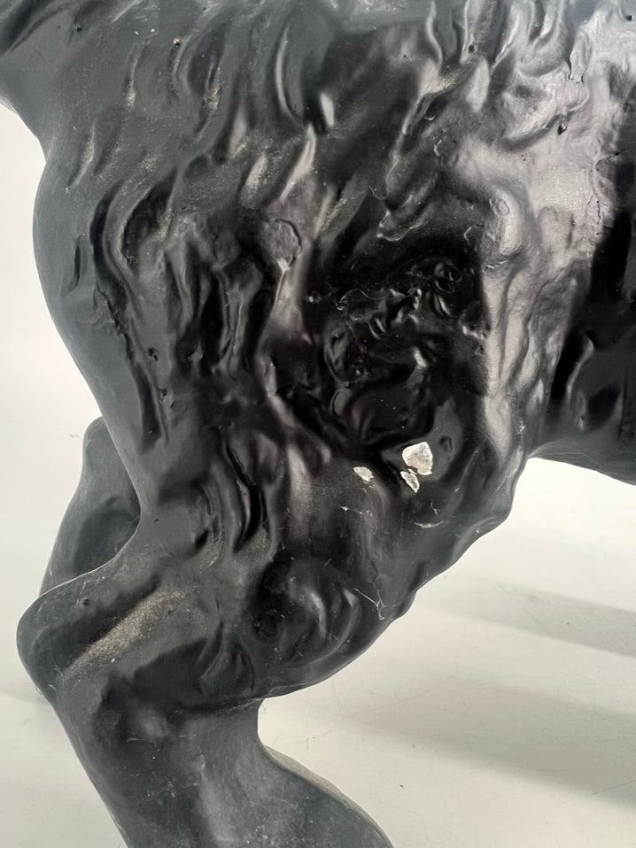 Black Cast Iron Scottie Dog Figure