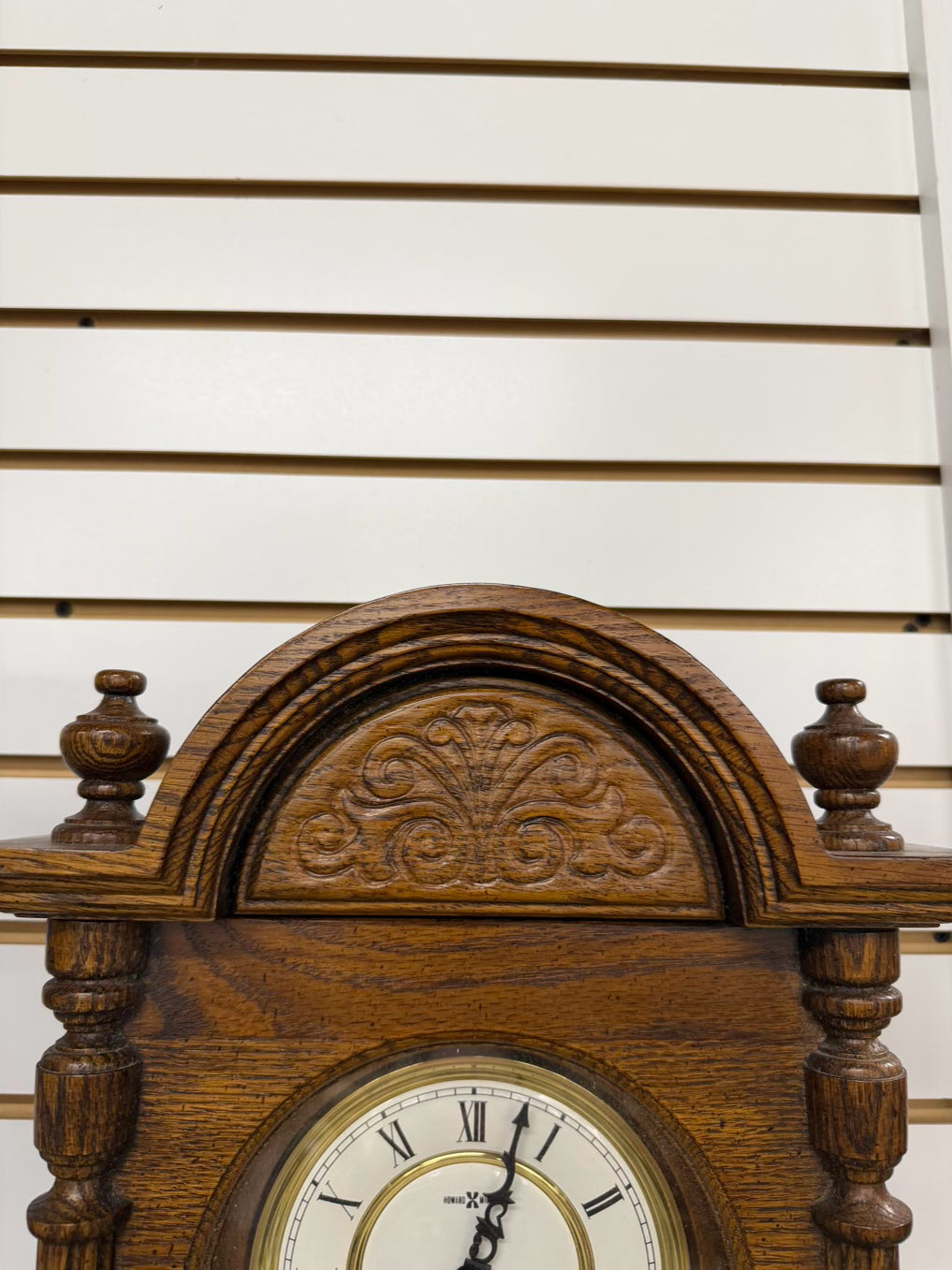 HOWARD MILLER Medium Oak Wall Clock