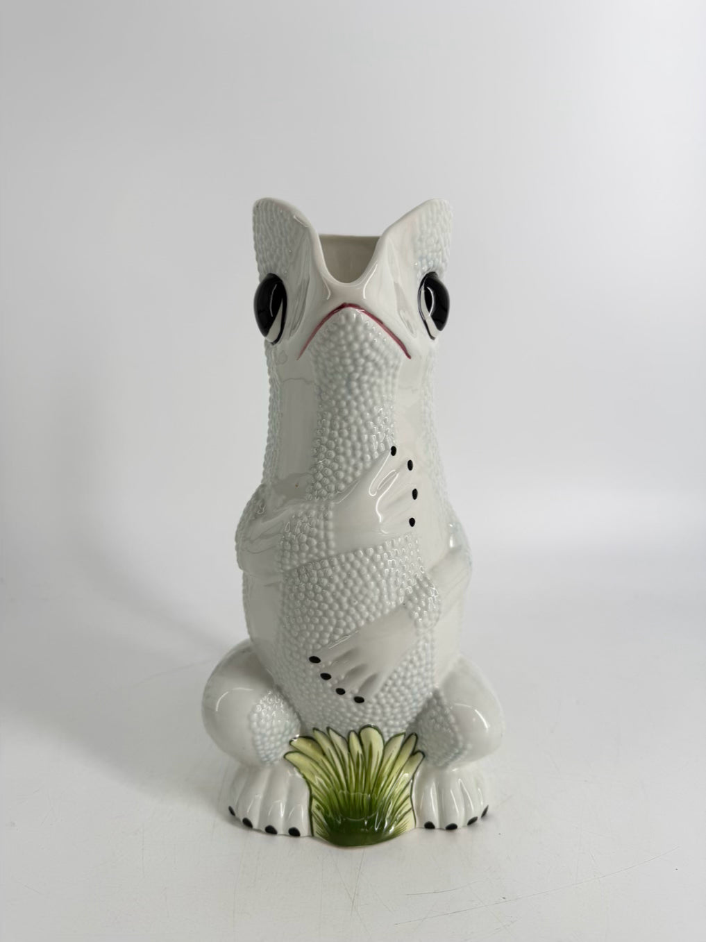 MOTTAHEDEH White & Green Frog Pitcher