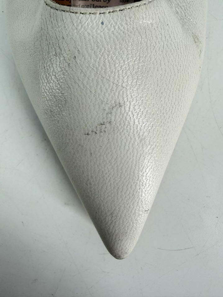 JOHN GALLIANO Size 36.5 White & Black Flats