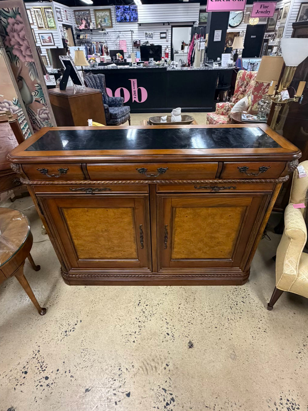 ASPEN HOME Medium Dark Wood Buffet