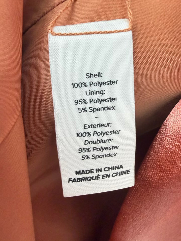 CINQ A SEPT Size 10 Copper Blazer