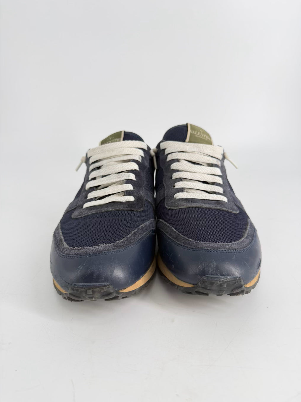 VALENTINO Size 41 Navy Sneakers