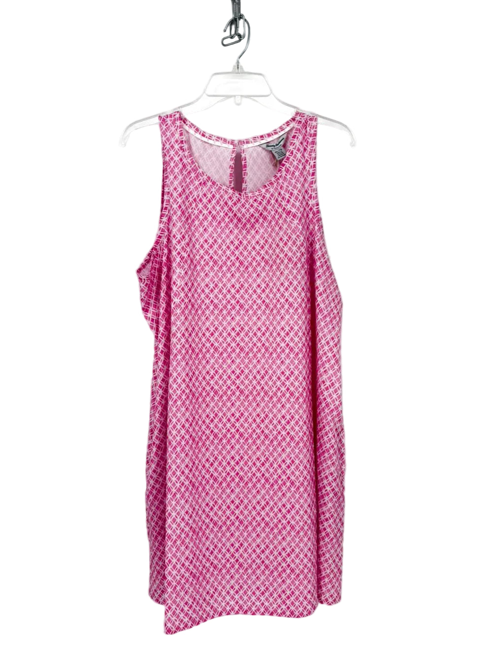 TOMMY BAHAMA Wmn's Size XL Pink Print Sleeveless Dress NWT