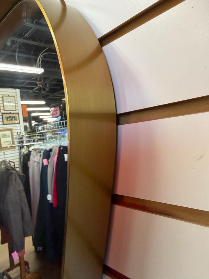 Abstract Gold Metal Mirror
