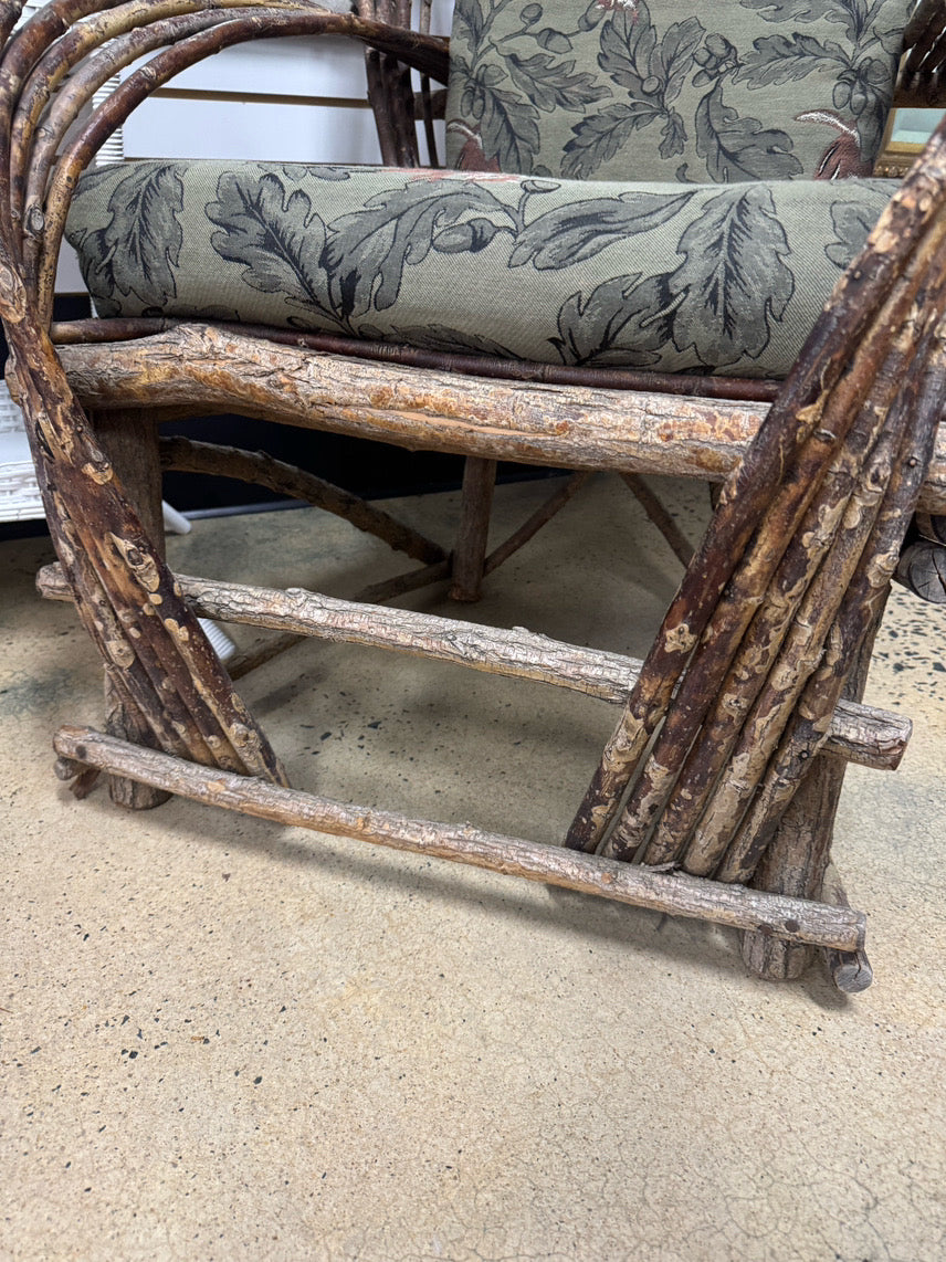Twig Chair w/ Chipmunk Cushions