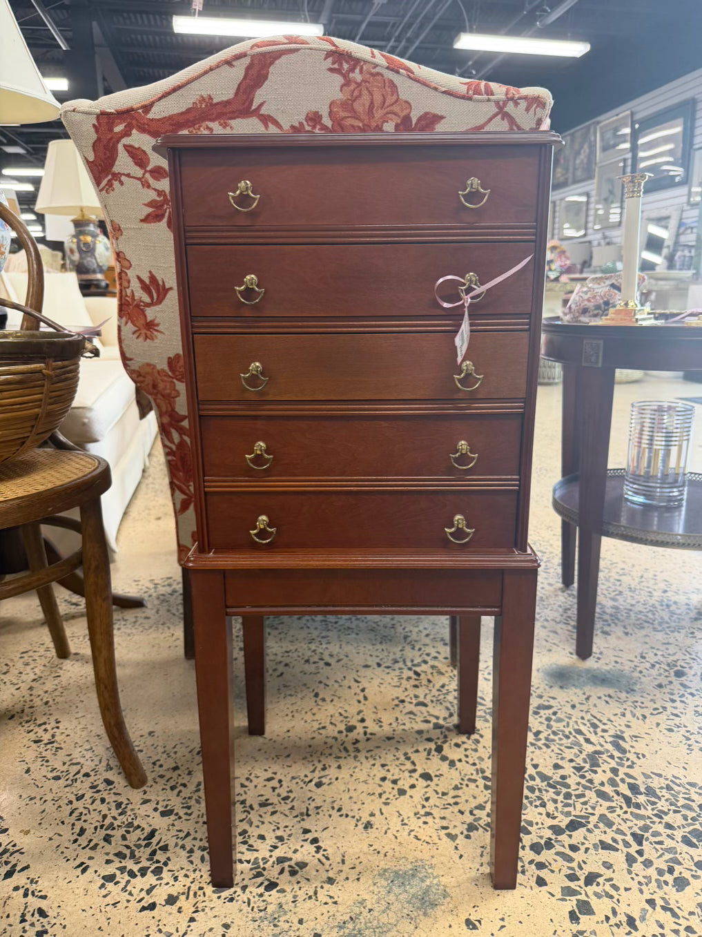 Dark Wood Chest for Silverware