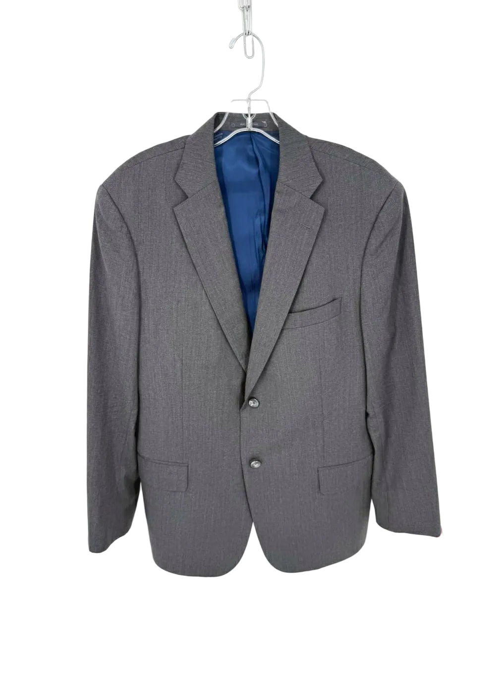 J. HILBURN Men's Size 43 Regular Dark Gray Wool Sport Coat