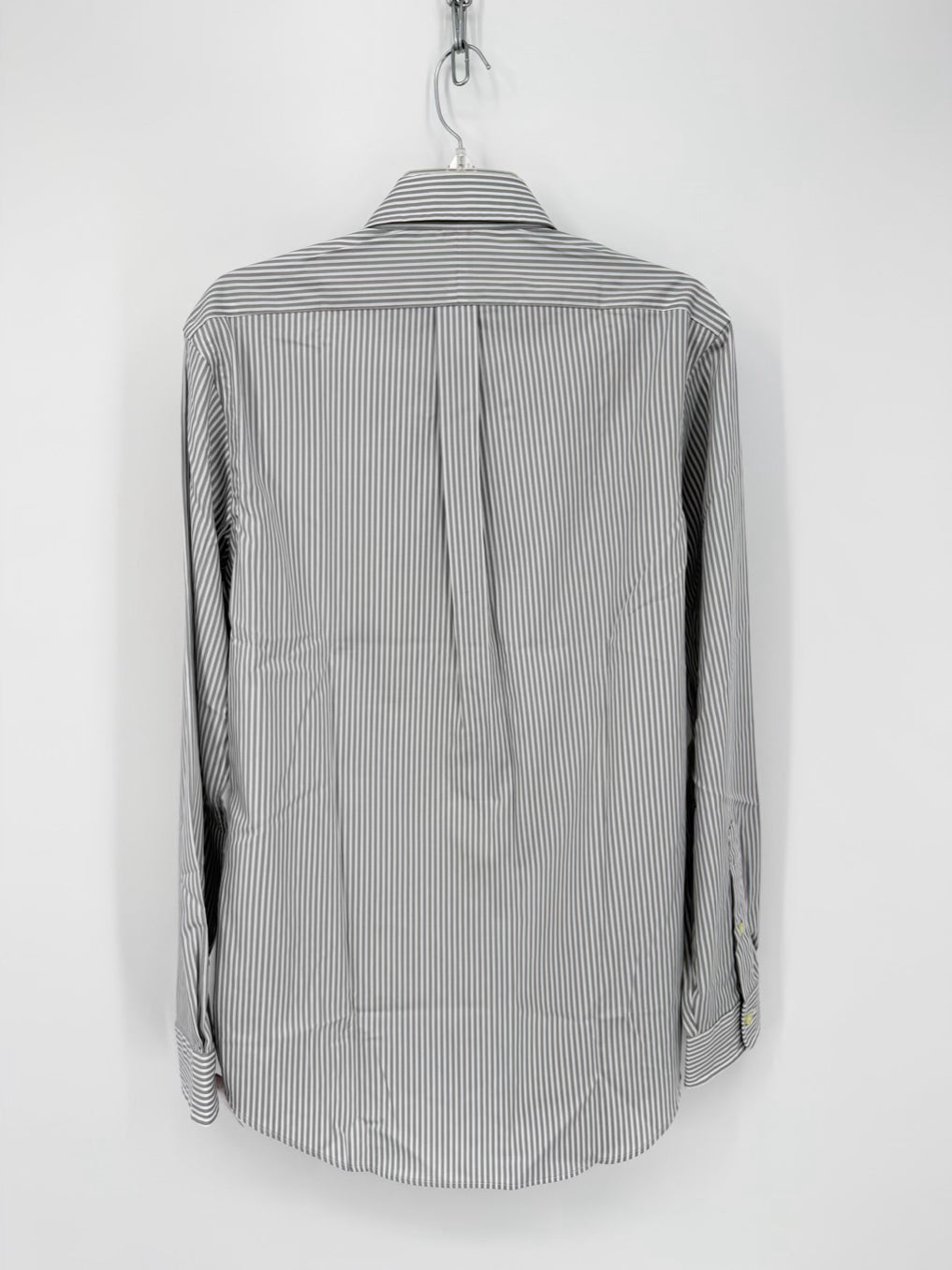 POLO RALPH LAUREN Size M Gray Stripe Long Sleeve Shirt NWT