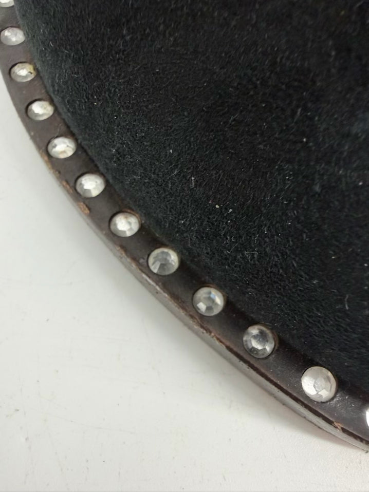 CHARLOTTE OLYMPIA Size 39 Black Studded Detail Heels