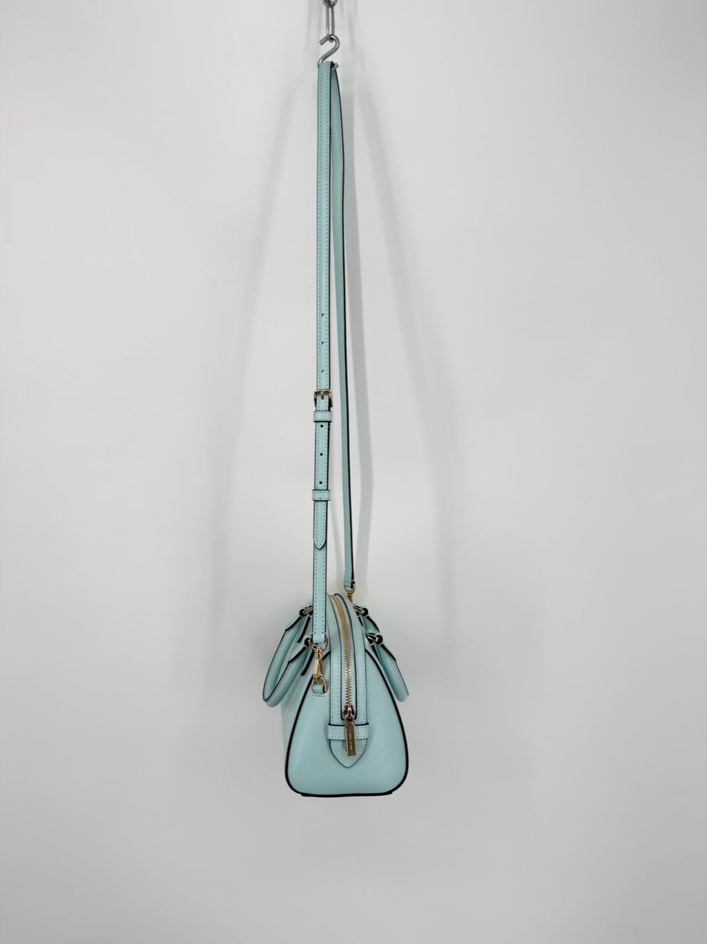 KATE SPADE Ice Blue Leather Crossbody Bag