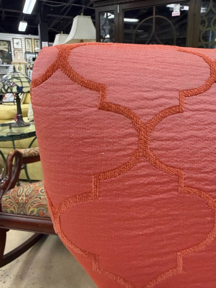 Rust Parsons Geometric Pair Of Chairs