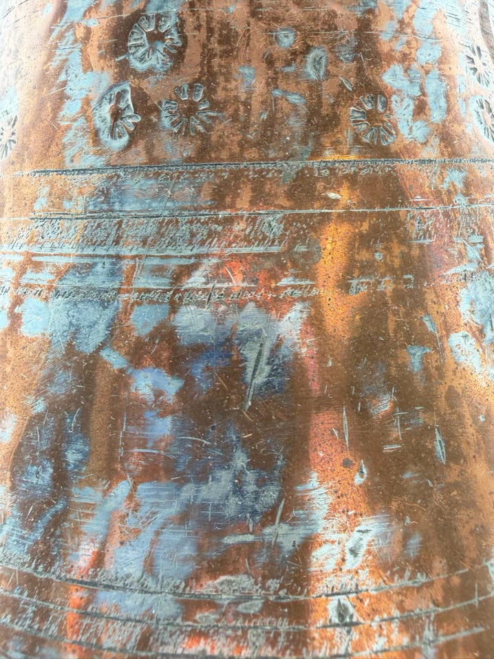 Copper Medium Water Jug Lamp No Shade