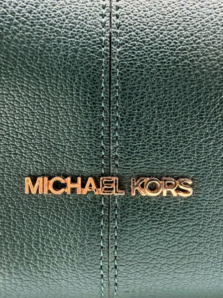 MICHAEL KORS Penelope Green Leather Purse