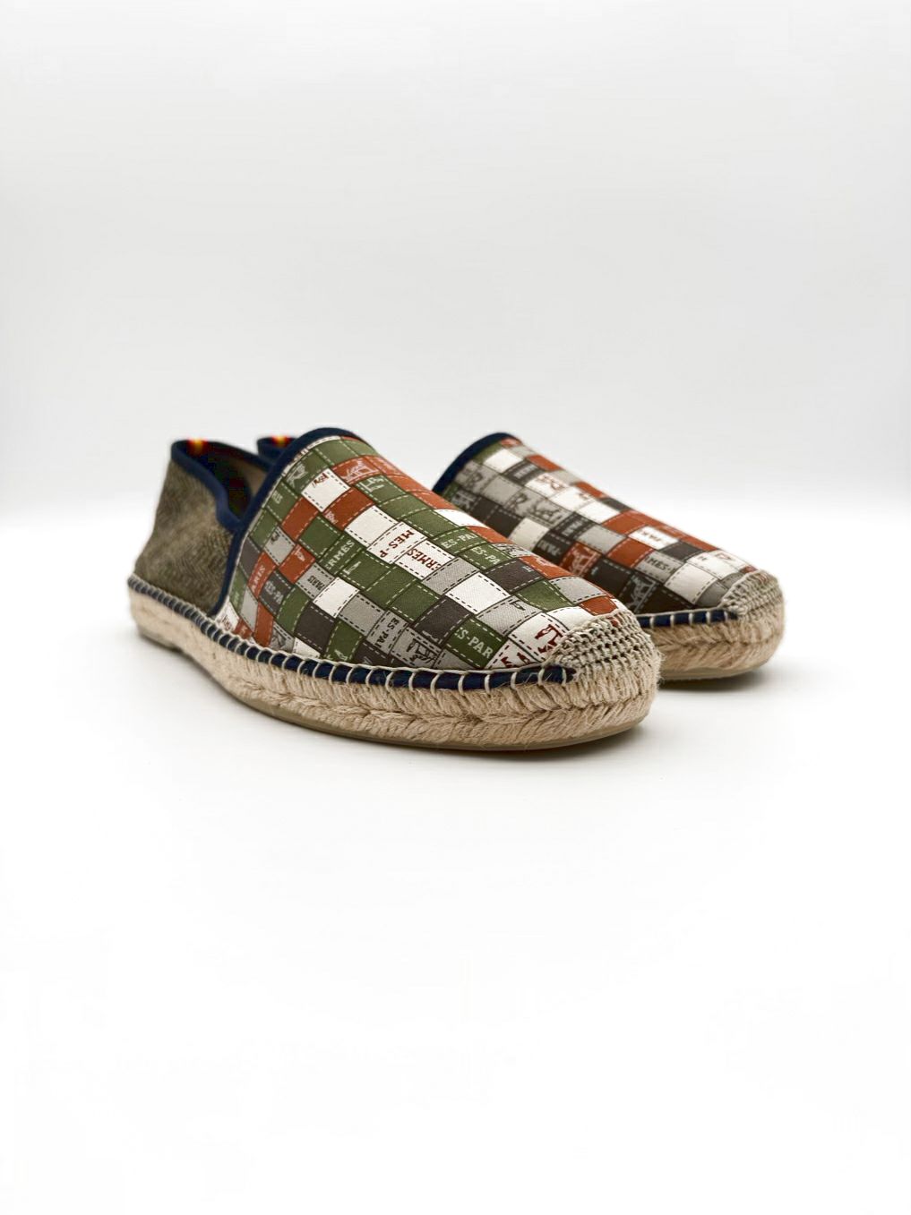 RESPOKE x HUNTSMAN Carre Classic Wmn's Size 43 Olive Espadrilles NWOT
