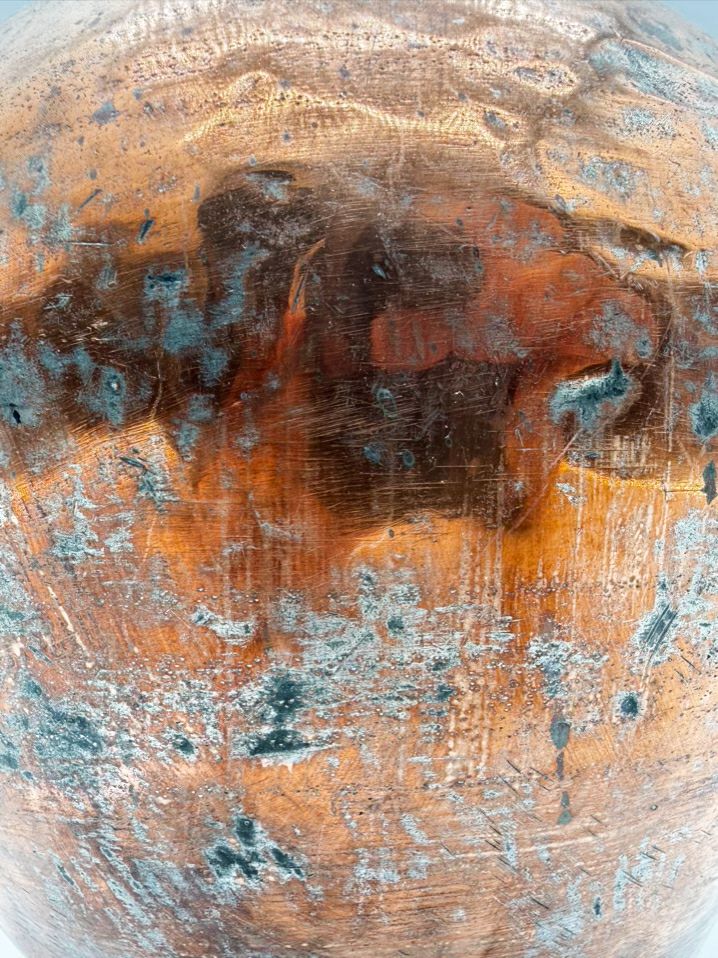 Copper Large Water Jug Lamp No Shade