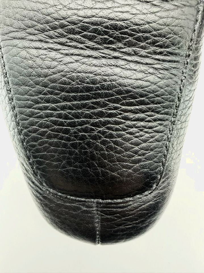GUCCI Horsebit MENS Size 10.5 Black Leather Loafers