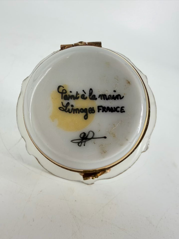 LIMOGES Miniature Cup & Saucer Box