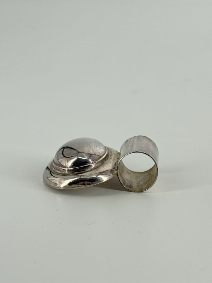 MEXICAN SILVER Chunky Oval Pendant