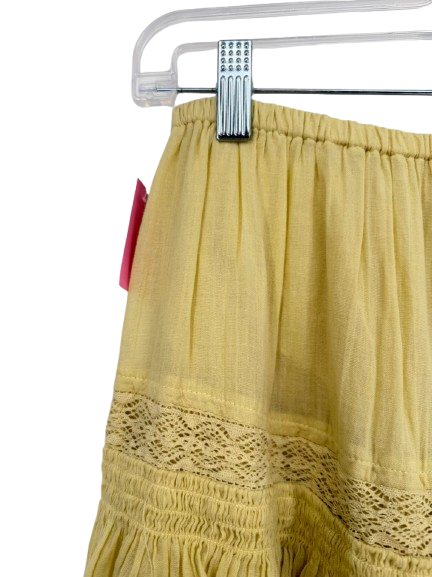 FREE-EST Wmn's Size XS Pale Yellow 2 Piece Set NWT