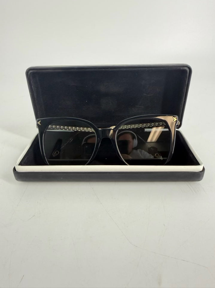 GIVENCHY Black & Gold Sunglasses w/ Case