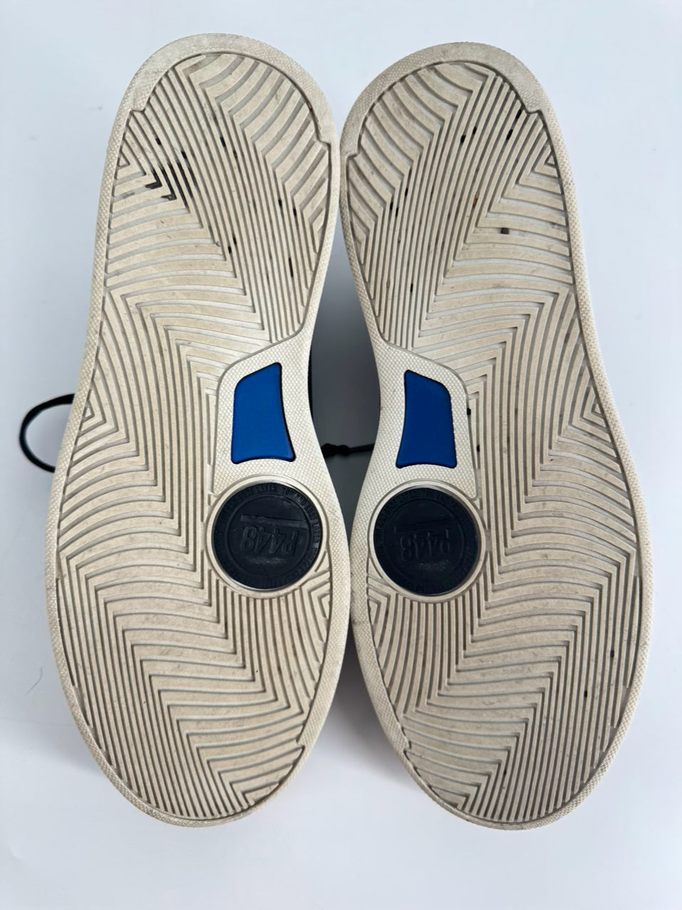 P448 x YAM Size 42 Black Suede Sneakers