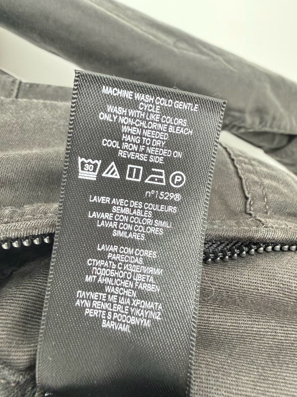 DOUBLE RL & CO Wmn's Size 2 Charcoal Zip Up Jumpsuit NWT