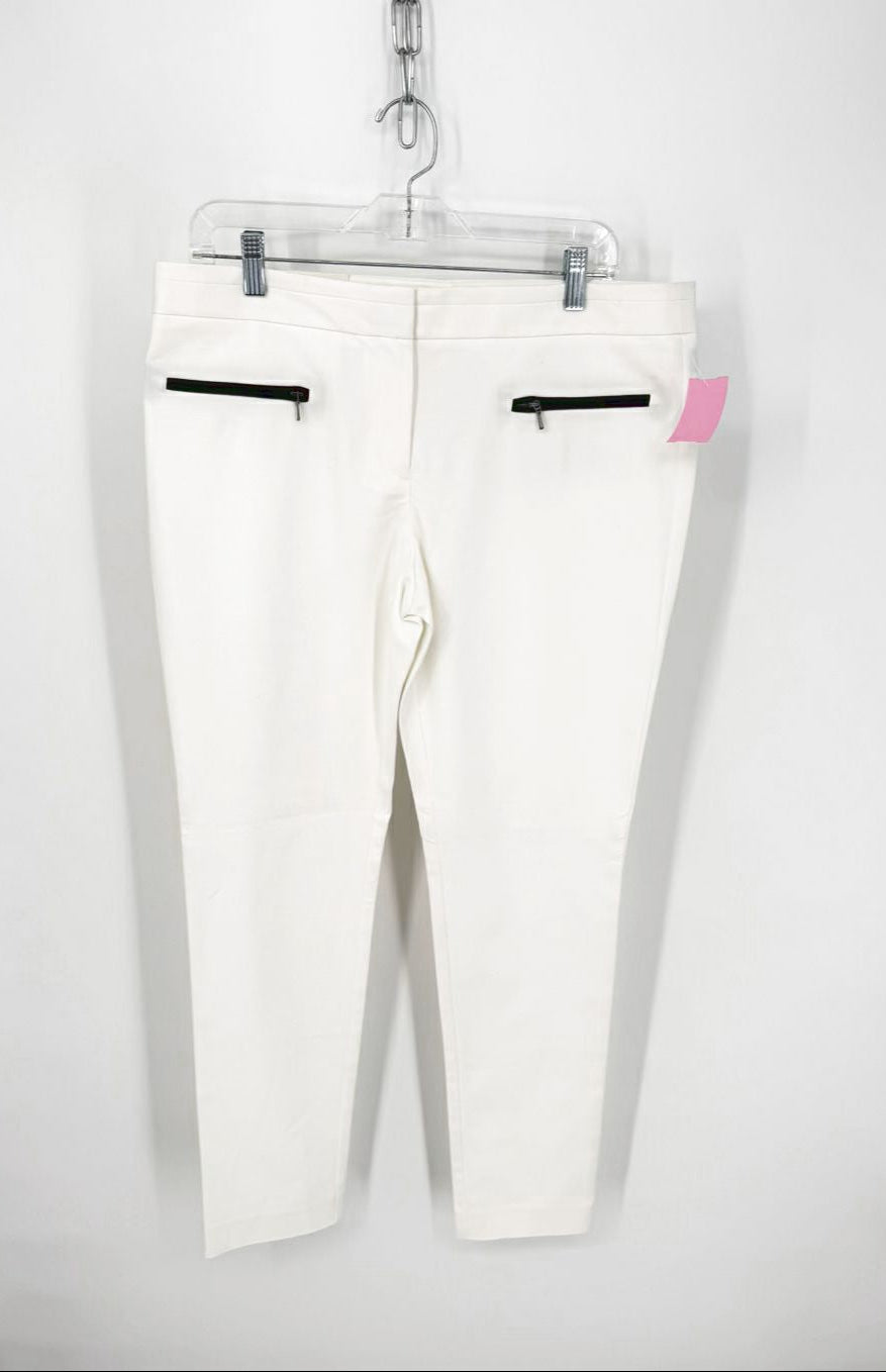 CLUB MONACO Size 12 Cream Pants NWT