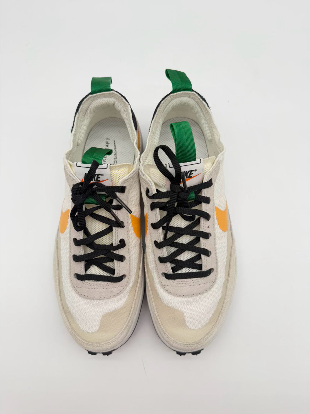 NIKE Tom Sachs x NikeCraft WMNS Size 10 White & Orange Casual Shoes