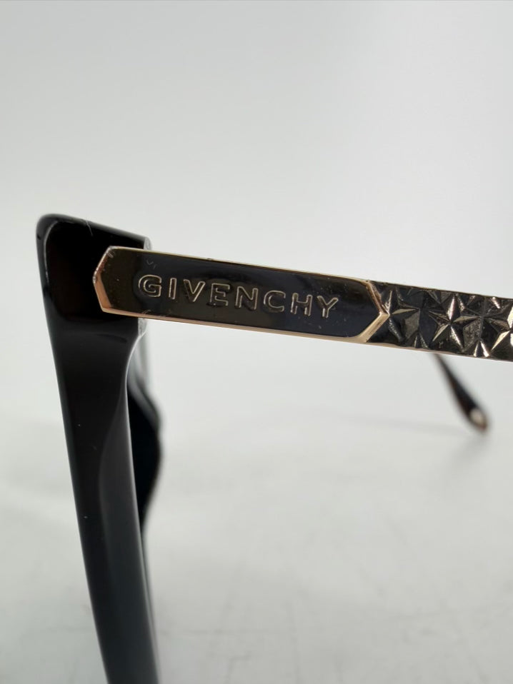 GIVENCHY Black & Gold Sunglasses w/ Case