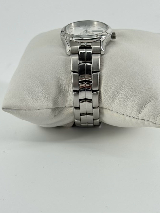 CITIZEN Silver Tone Stainless Steel Quartz Watch