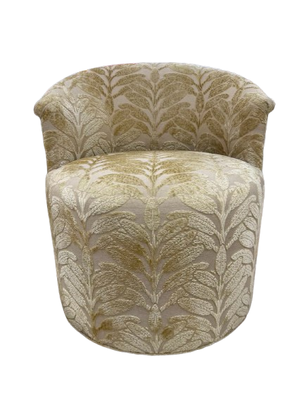 Gold Leaves Swivel Chair