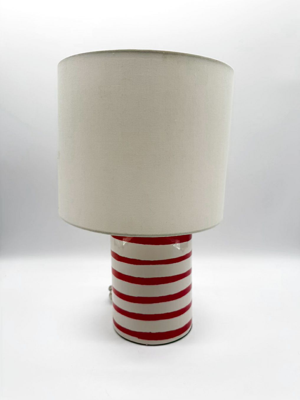 KATE SPADE Pink & White Lamp w/ White Shade