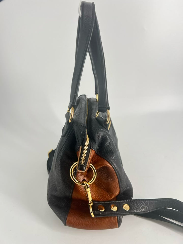 HAMMITT Black & Camel  Leather Purse