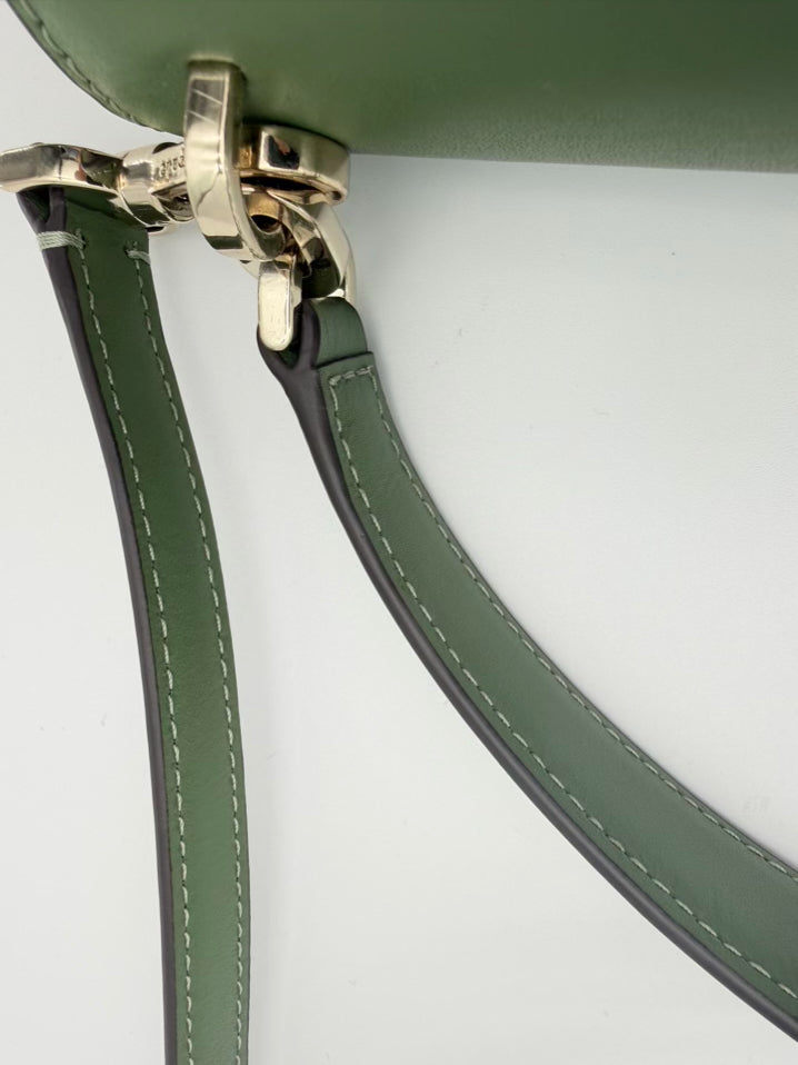 KATE SPADE Audrey Flap Mint Leather Crossbody Bag