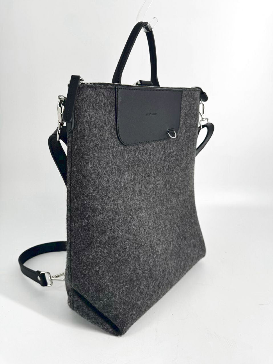 GRAF LANTZ Gray Felt Backpack