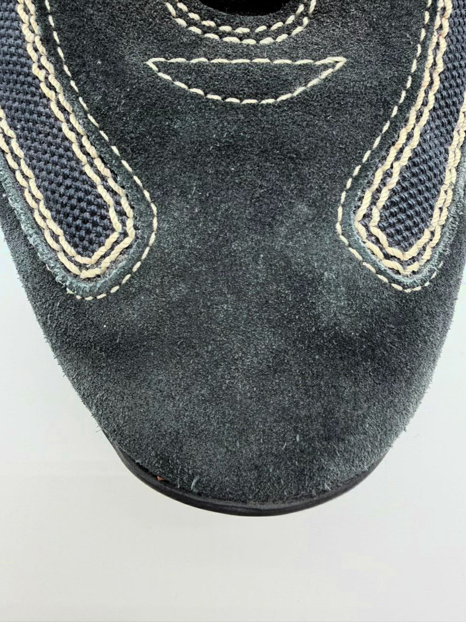 TODS MENS Size 9.5 Navy Textile Sneakers